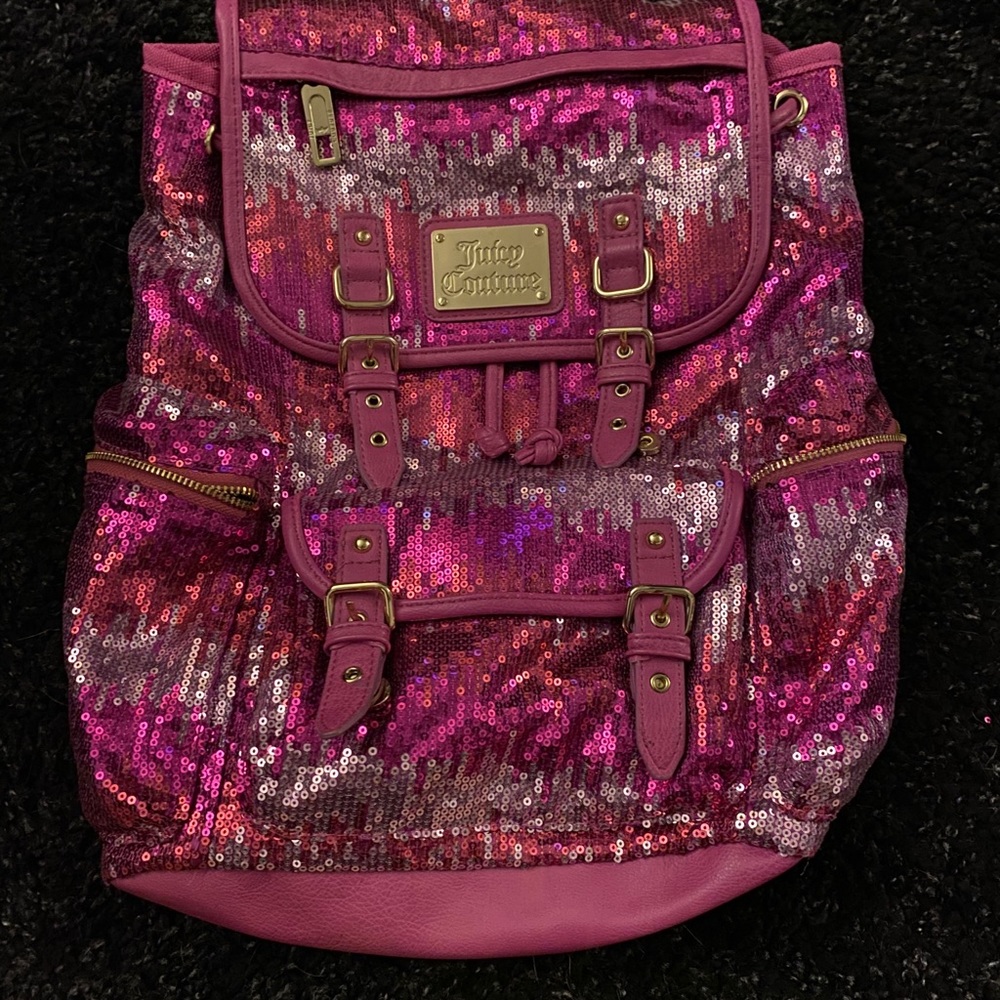 Juicy couture sequin backpack